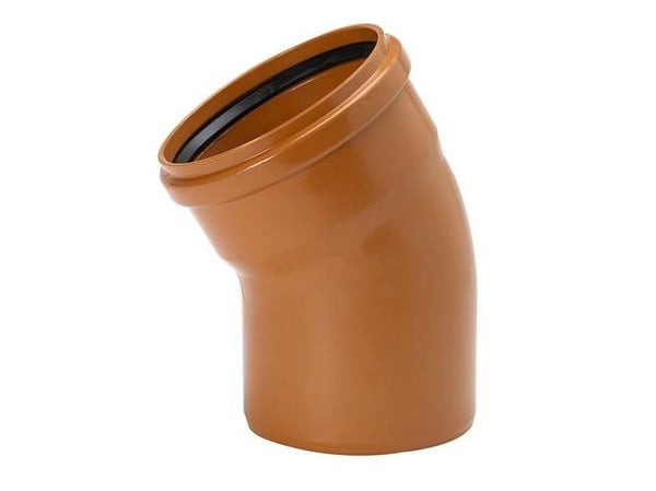 Uponor 315 mm 30 gr. PVC-kloakbøjning