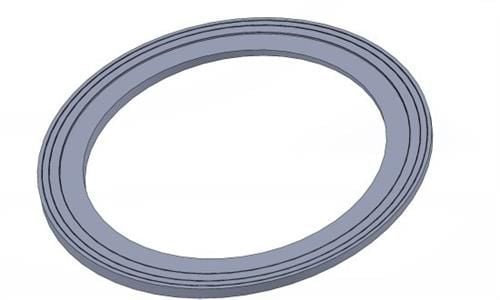 Topring skæv 605 x 9-22mm - genbrugsplast