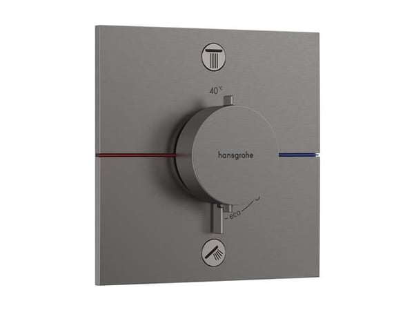 Termostat indb Select E 2/udtag b/sort