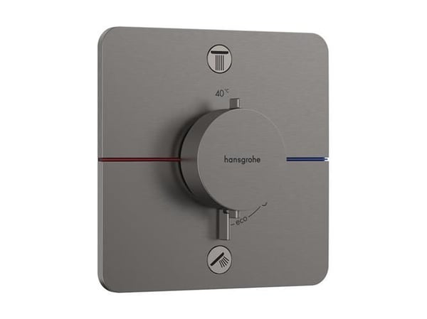 Termostat indb Select Q 2/udtag b/sort