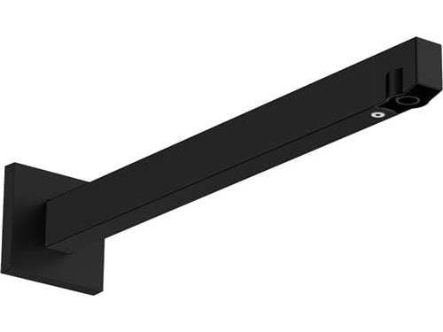 Duschböj E 1/2" 390 mm matt svart