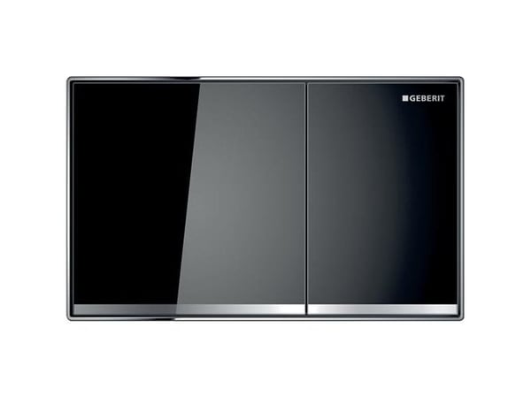 Geberit Sigma 60 ohjauspaneeli mustaa lasia