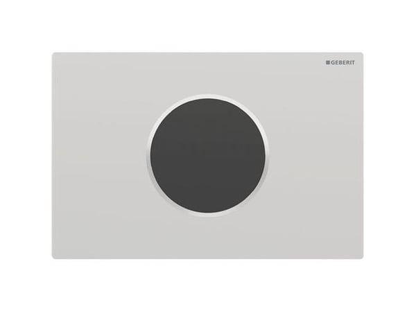 Betjeningsplade Sigma10 elek dobb krom
