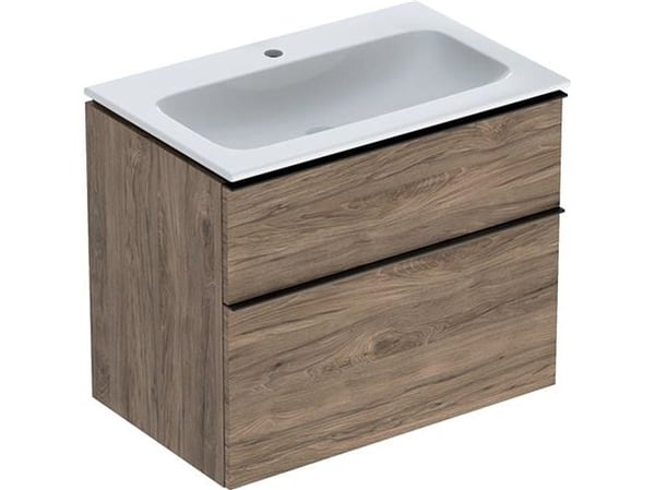 Møbelsæt iCon smal 2 skuf 75x63 nød