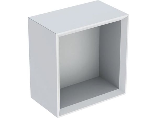 Seinälaatikko iCon neliö valkoinen matta