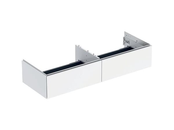 Underskab ONE 2 skuf 133,2x26,6x47 hvid Underskab ONE 2 skuf 133,2x26,6x47 hvid