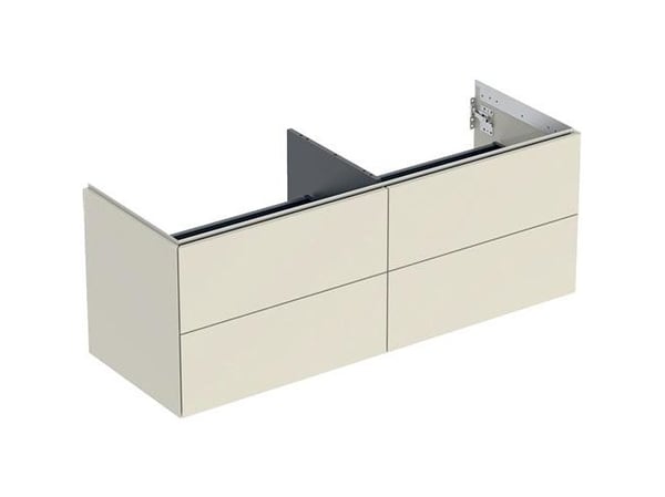 Underskab ONE 4 skuf 133,2x50,4x47 s grå