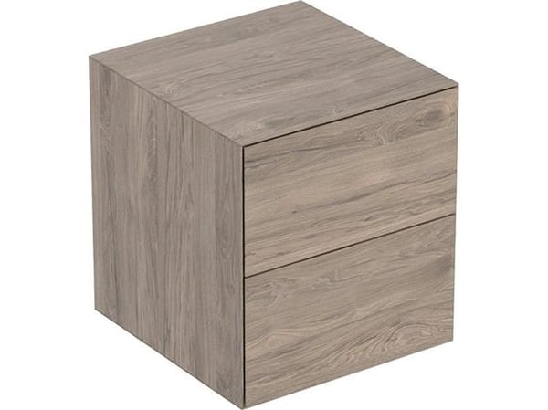 Sideskab ONE 2 skuf 45x49,2x47 nøddetræ