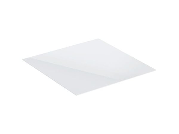 Afdækning ONE 45x0,6x46,5 glas hvid