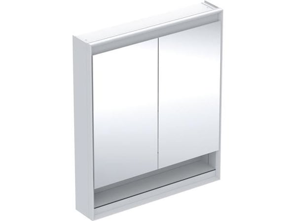 Spejlskab ONE 2 låg/hyld 90x75x15 hvid