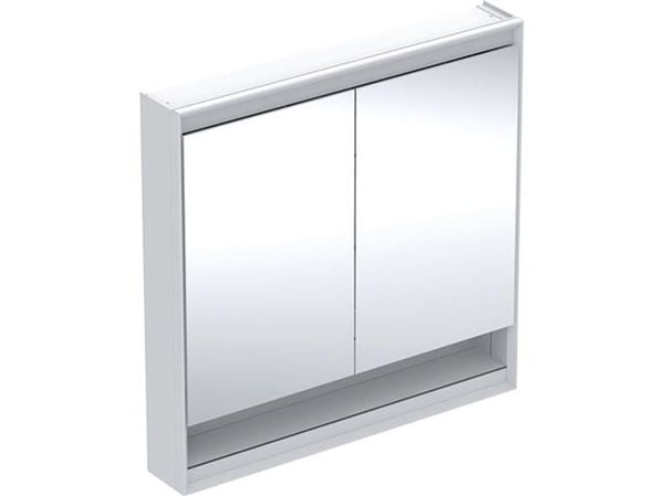 Spejlskab ONE 2 låg/hyld 90x90x15 hvid