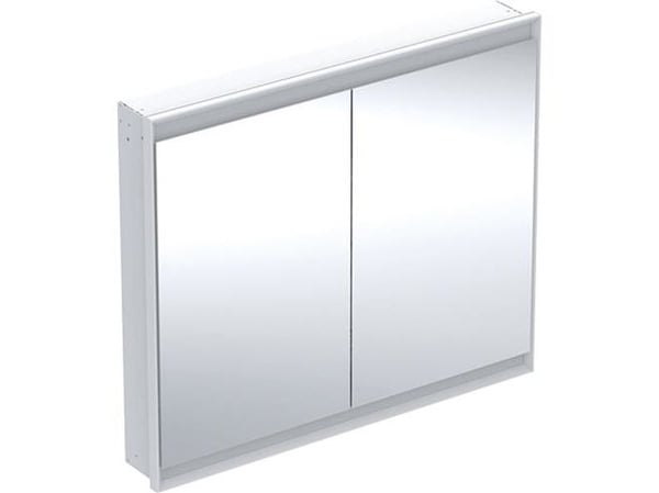 Spejlskab ONE indbyg 90x105x15 hvid