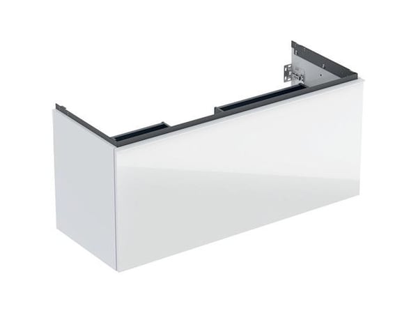 Underskab Acanto 1+1 skuf 120cm hvid/gla