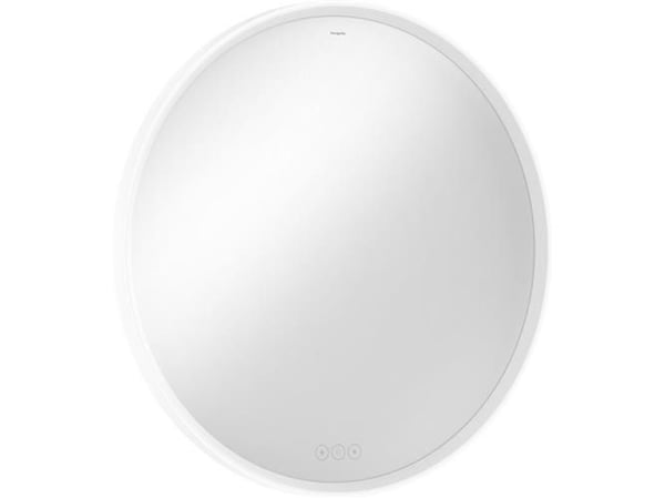 Spegel Xarita S m/ljus Ø900 mattvit sensor