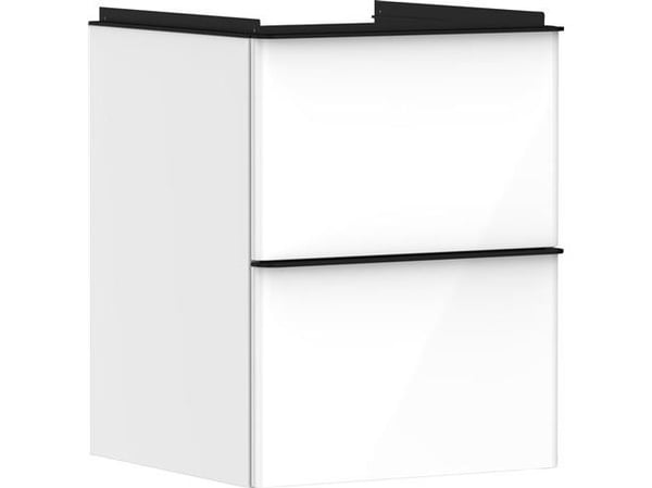 Underskab XeluQ 2skuf 480x475 hvid/sort