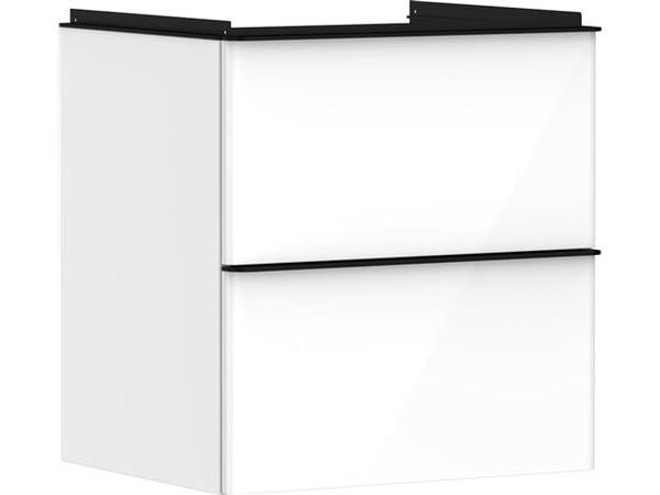 Underskab XeluQ 2skuf 580x475 hvid/sort