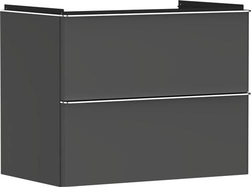 Underskab XeluQ 2skuf 780x475 grå/krom Underskab XeluQ 2skuf 780x475 grå/krom
