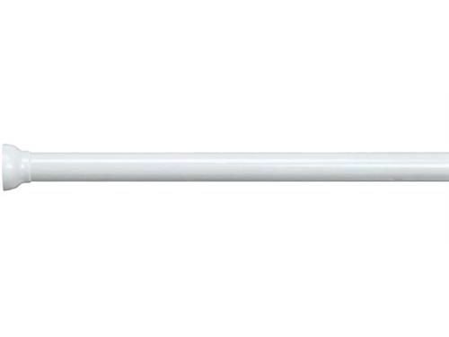 Forhængsstang 75-125cm hvid