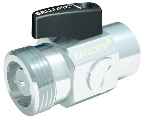 BROEN Filterfix 3/4" nippel, 1/2" muff med backventil