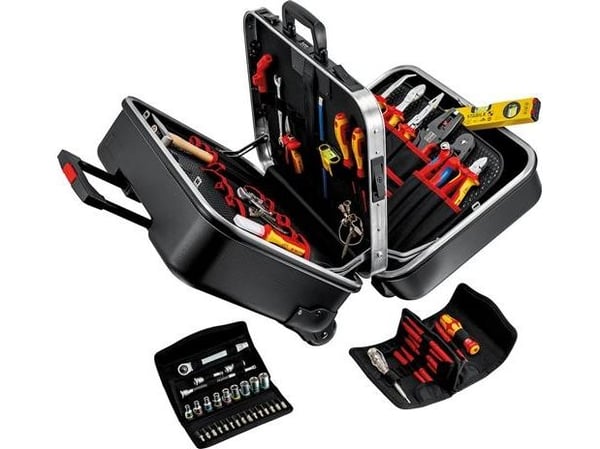 Knipex 00 21 41, Sort, Metallisk, Rød, Gult, 63 verktøy