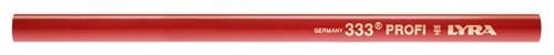 Tømrerblyant 333 2H rød oval 240mm
