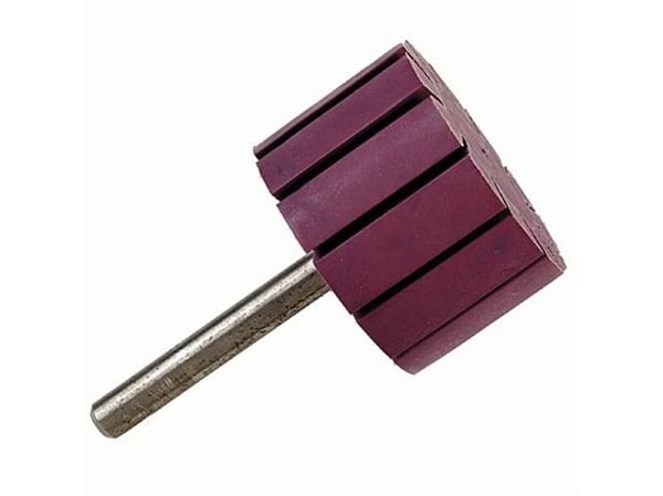 Hiontahihnan pää violetti 13x25mm 6mm akseli