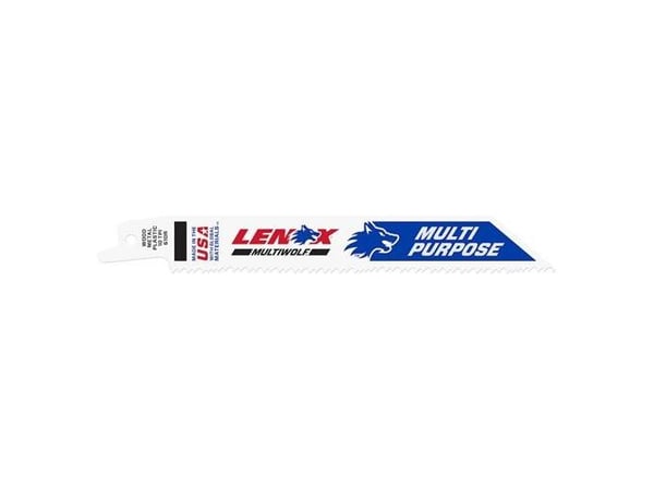 Lenox bajonettisahanterä puulle, 150 mm, 10 tpi, 5 kpl.