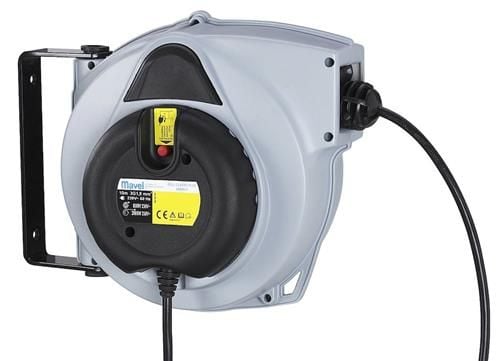 Kabelupprullare m/automatisk upprullning 10 m 3x1,5mm2 Kabelupprullare m/automatisk upprullning 10 m 3x1,5mm2