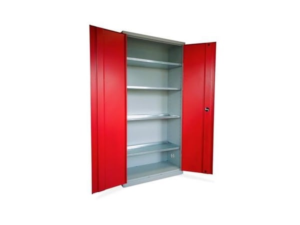 Kemiskab KS-1 rød 2000x1000x445 4xhyld.