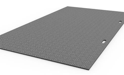 Körplatta 200x115 cm med mönster och 2 handtag