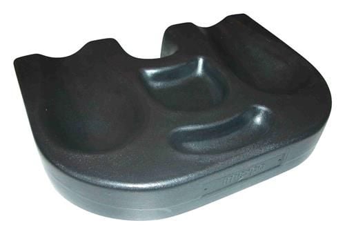 Knæpude formstøbt 40x30cm polyethylen