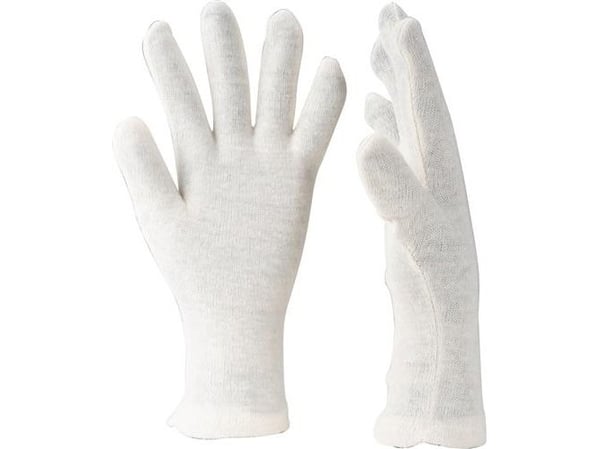 Inderhandske Comfort 13304 hvid str 10
