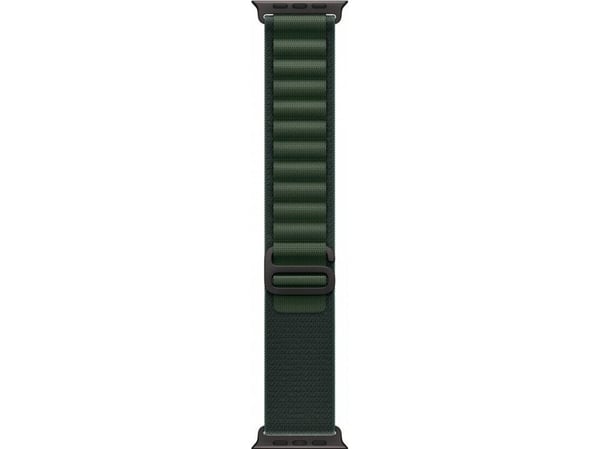 Apple - Sløyfe for smart armbåndsur - 49 mm, svart titanfinish - Liten størrelse - mørk grønn