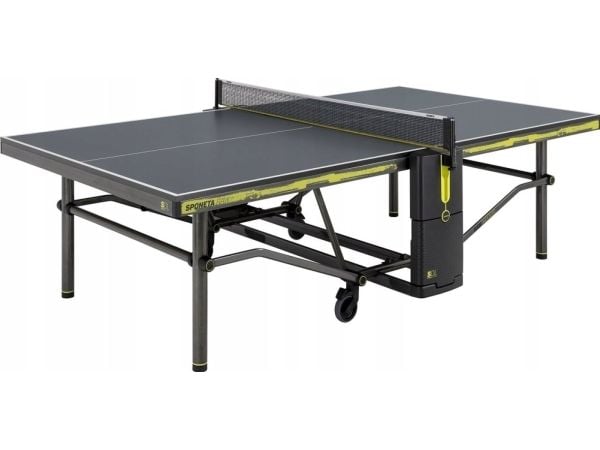 Sponeta Bordtennis Bord Sammenleggbar Ping Pong Bord Utendørs på Hjul SPONETA