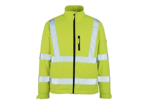 MASCOT 08005-159-17, Jakke, Mann, Hvit, Gult, L, Polyester, 265 g/m²