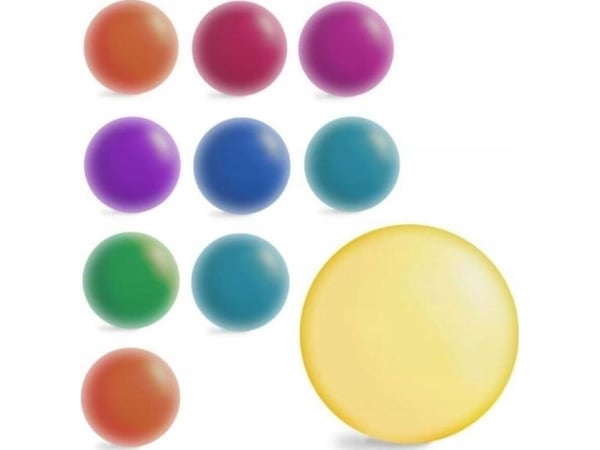 Perle gummikule 23cm JumPoPo JPP13 p10, blandingspris for 1 stk