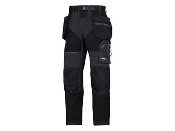 Snickers Workwear 69020404048, Bukser, Mand, Sort, Elastin, Polyesteri, 270 g/m², 88 % polyamidi, 12 % elastaani