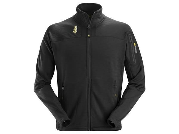SNICKERS WORKWEAR 9438 Body Mapping Microfleece jakke 9438-0400 sort størrelse XL
