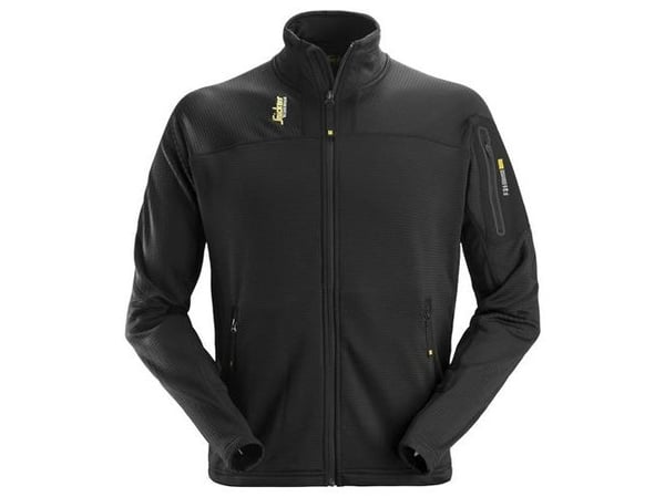 SNICKERS WORKWEAR 9438 Body Mapping Microfleece jakke 9438-0400 sort størrelse 2XL