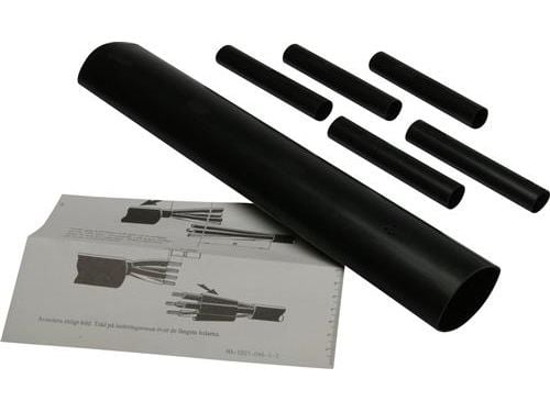 MELBYE Kutistemuhvisarja 0,6/1kV 5X1,5-4 mm², keskiseinäinenTyöstölämpötila -55°C - +110°CKutistumislämpötila 120°C