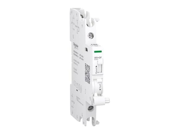 SCHNEIDER ELECTRIC Acti9 Signal & Alarm kontakt iOF 1OC 2mA til 100mA for iC60 RCBO, iC40, iCV40 skrueklemme top & bund, 24...230V AC & 24…220V DC