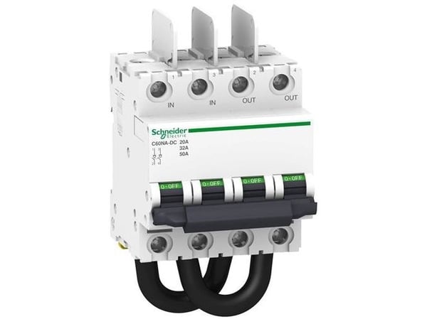 Schneider Electric PV 2P 20A 1000V DC eristyskytkin C60 NA-DC 1000VDC 25A 2P A9N61690 A9N61690