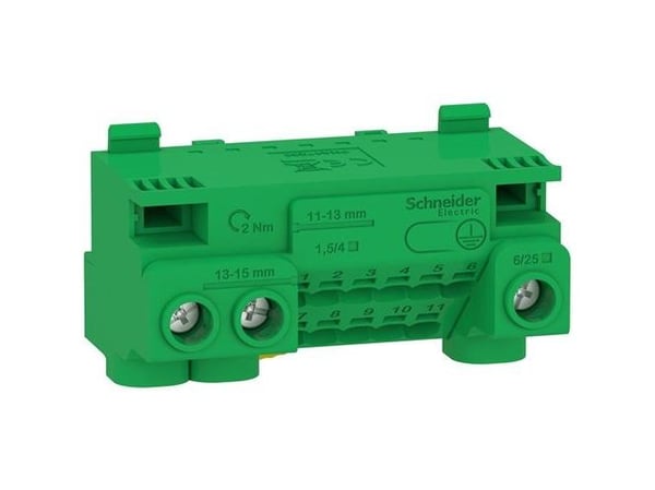 SCHNEIDER ELECTRIC Päätepalojen suojus 3x6/25 + 11x1,5/4, lisävaruste Pragma-päätepalojen suojuksiin