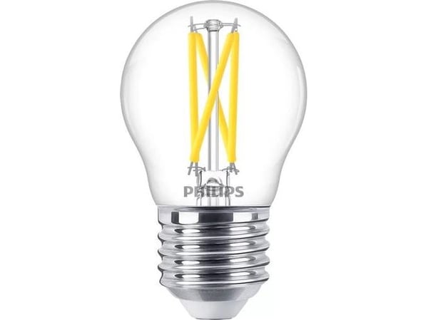 Philips MASTER LED Crown DimTone 2.5W (25W) E27 P45 Kirkas (kirkas)