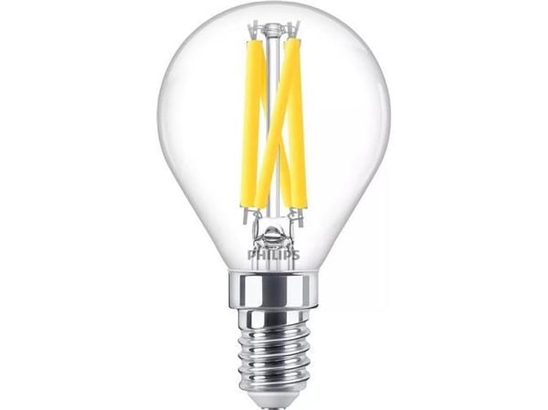Philips MASTER LED 44951000, 3,4 W, 40 W, E14, 470 lm, 25000 timer, Varm glød