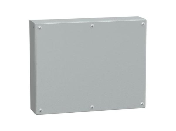 Schneider Electric NSYSBM405012 Kaappi 500 x 400 x 120 Teräslevy Harmaa valkoinen (RAL 7035) 1 kpl