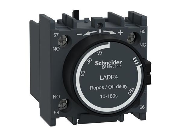 Schneider kontaktblock för fördröjda kontakter 10-180s 1S 1R (LADR4)
