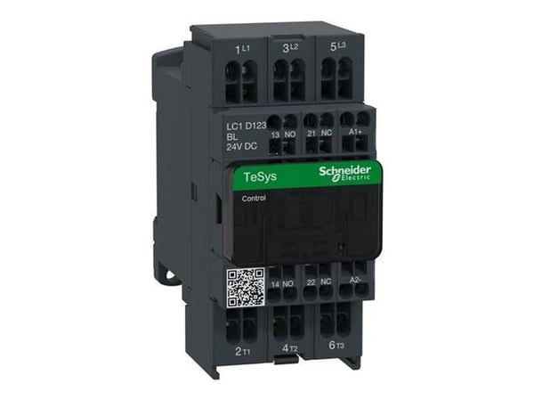 Kytkin 12A 3P+1NO+1NC 24VDC 24VDC