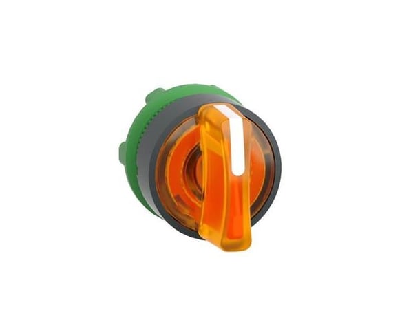 Schneider Electric ZB5, Knapp, Orange, Universal LED, IP66, IK06, Klass II