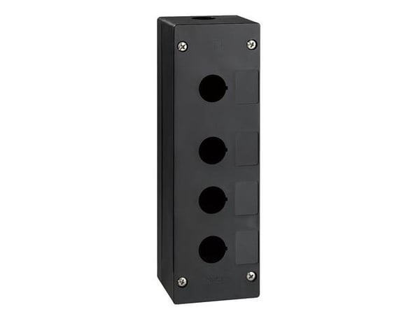 Trykknapbox 4 hul aggresivt m f/ZB5AC